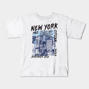 New York City 1983 Kids T-Shirt